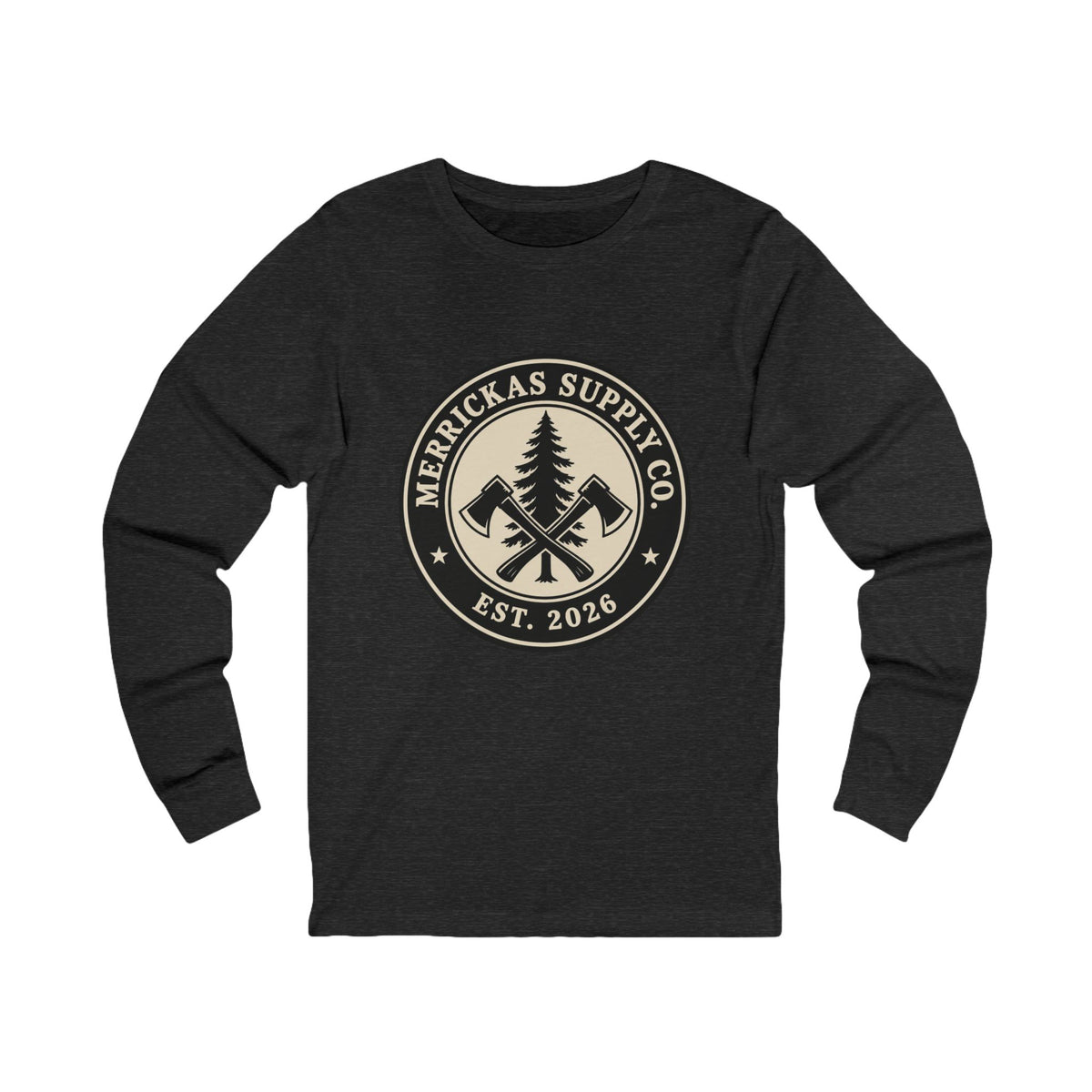 Merrickas Heritage Axe Badge Long Sleeve Tee