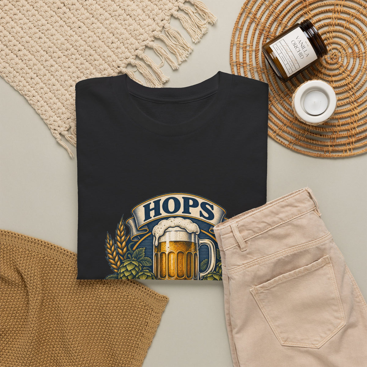 Hops Hope And Happy Hour Classic Tee