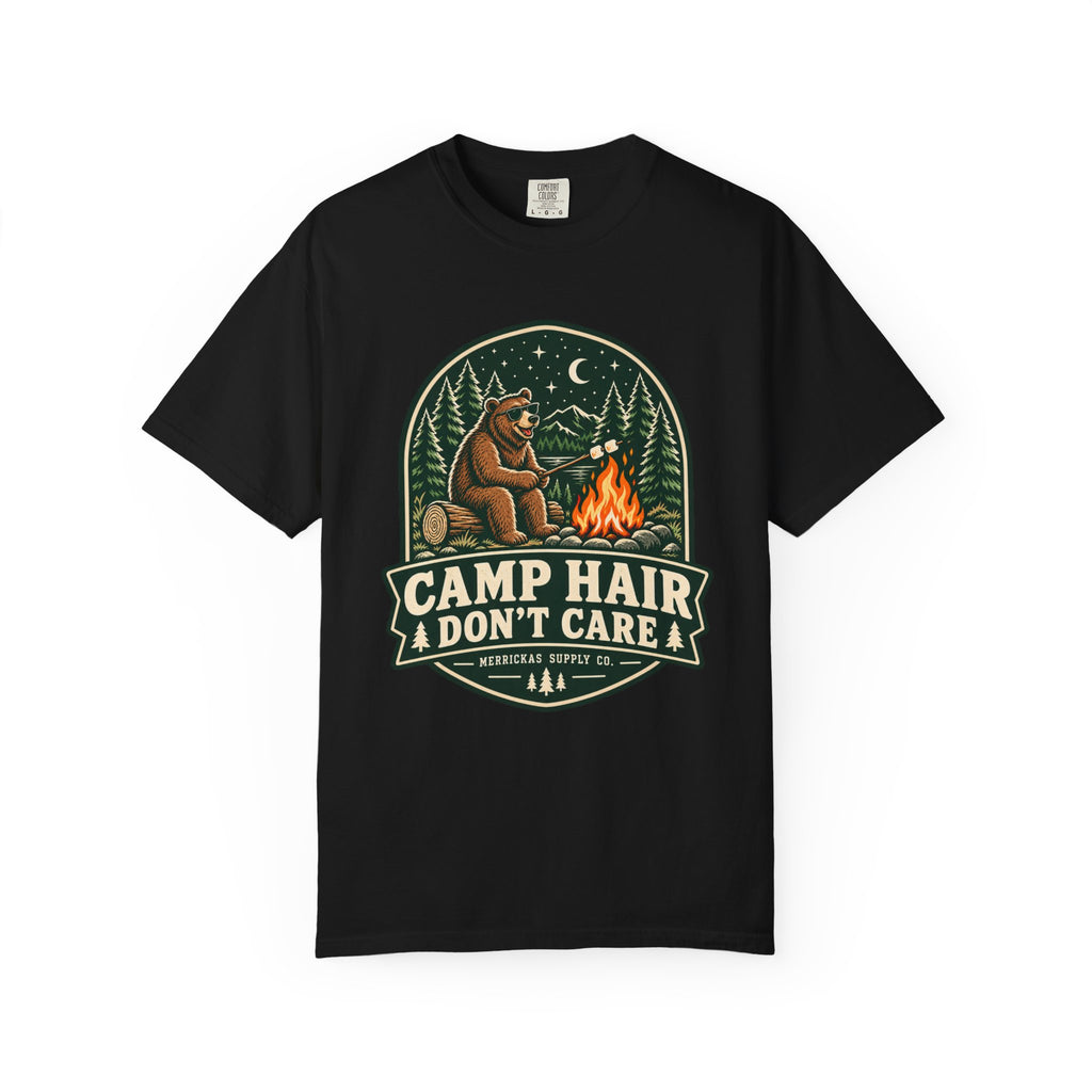 Camp Hair Don't Care Garment-Dyed Tee