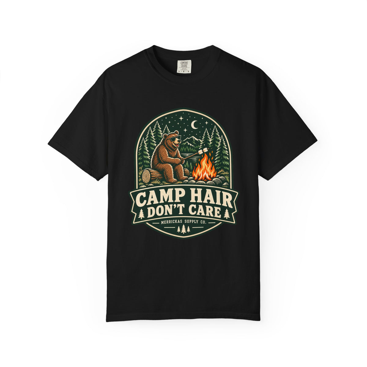 Camp Hair Don't Care Garment-Dyed Tee