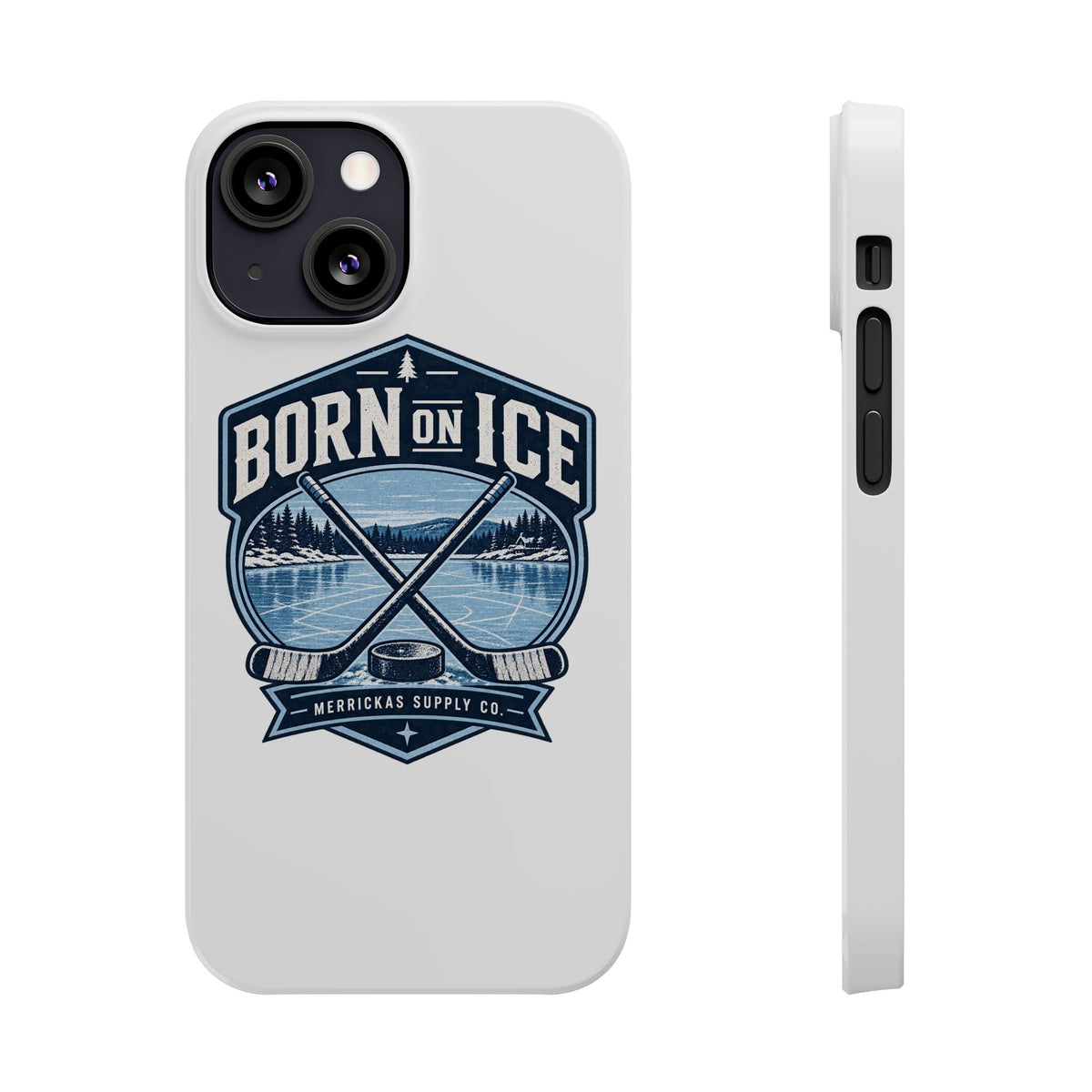 Born On Ice Phone Case