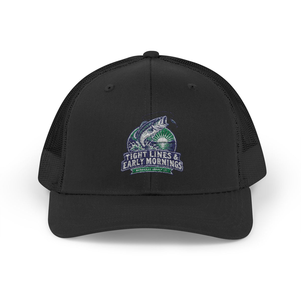Tight Lines & Early Mornings Snapback Trucker Hat