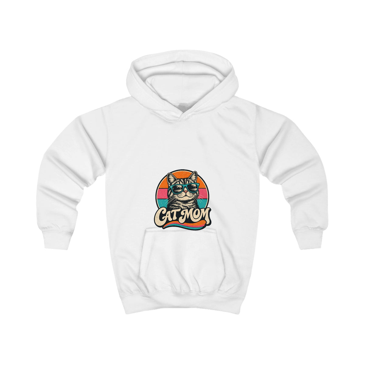 Cat Mom Kids' Hoodie