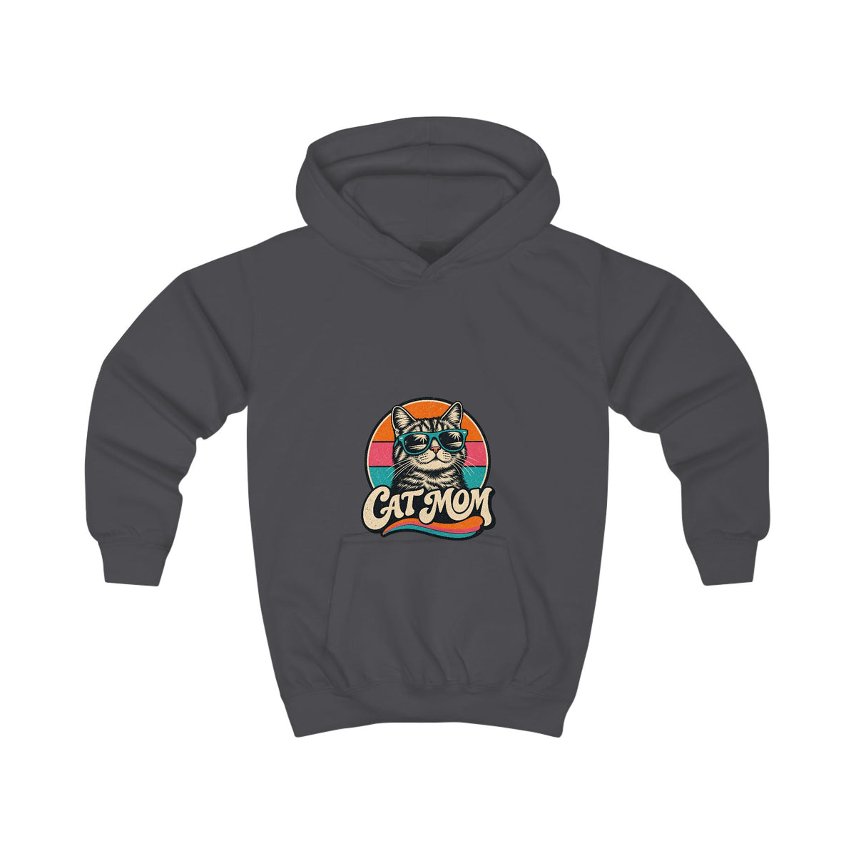 Cat Mom Kids' Hoodie