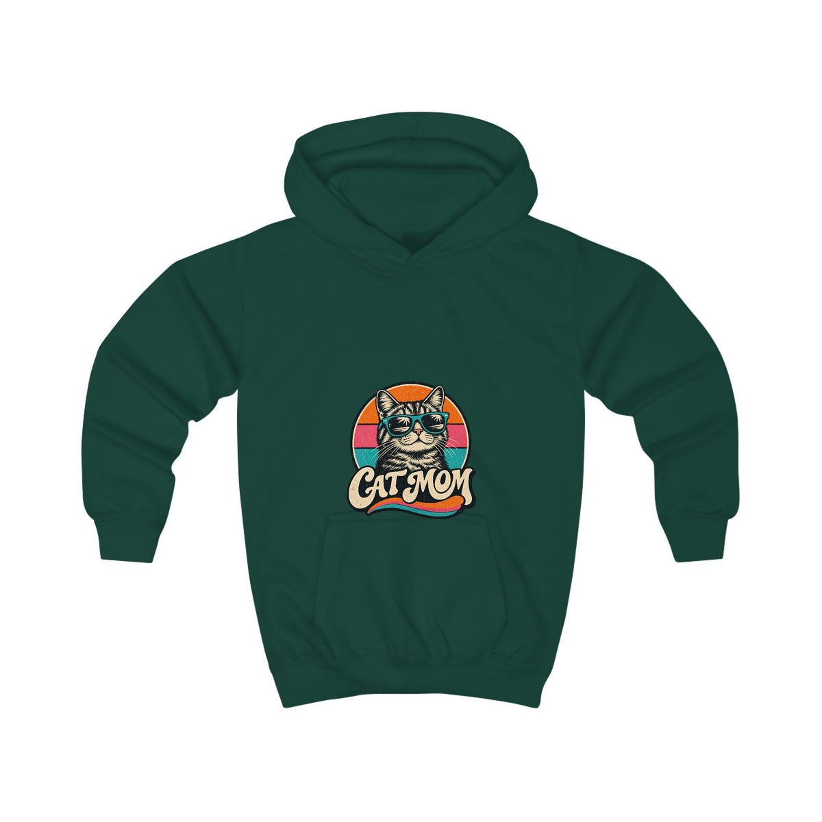 Cat Mom Kids' Hoodie