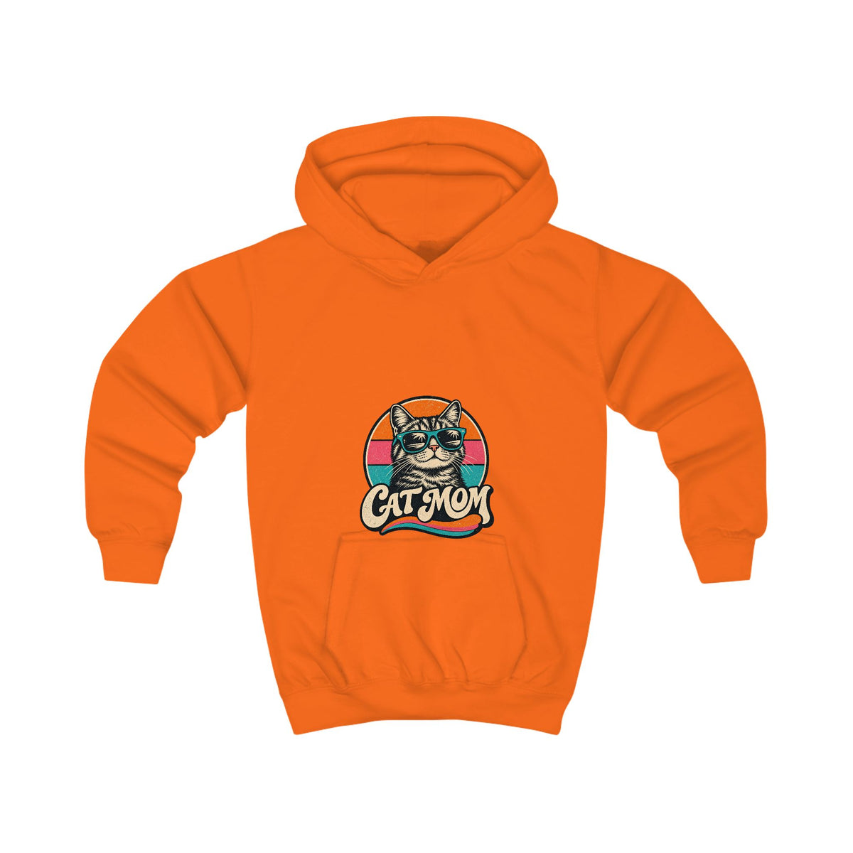 Cat Mom Kids' Hoodie