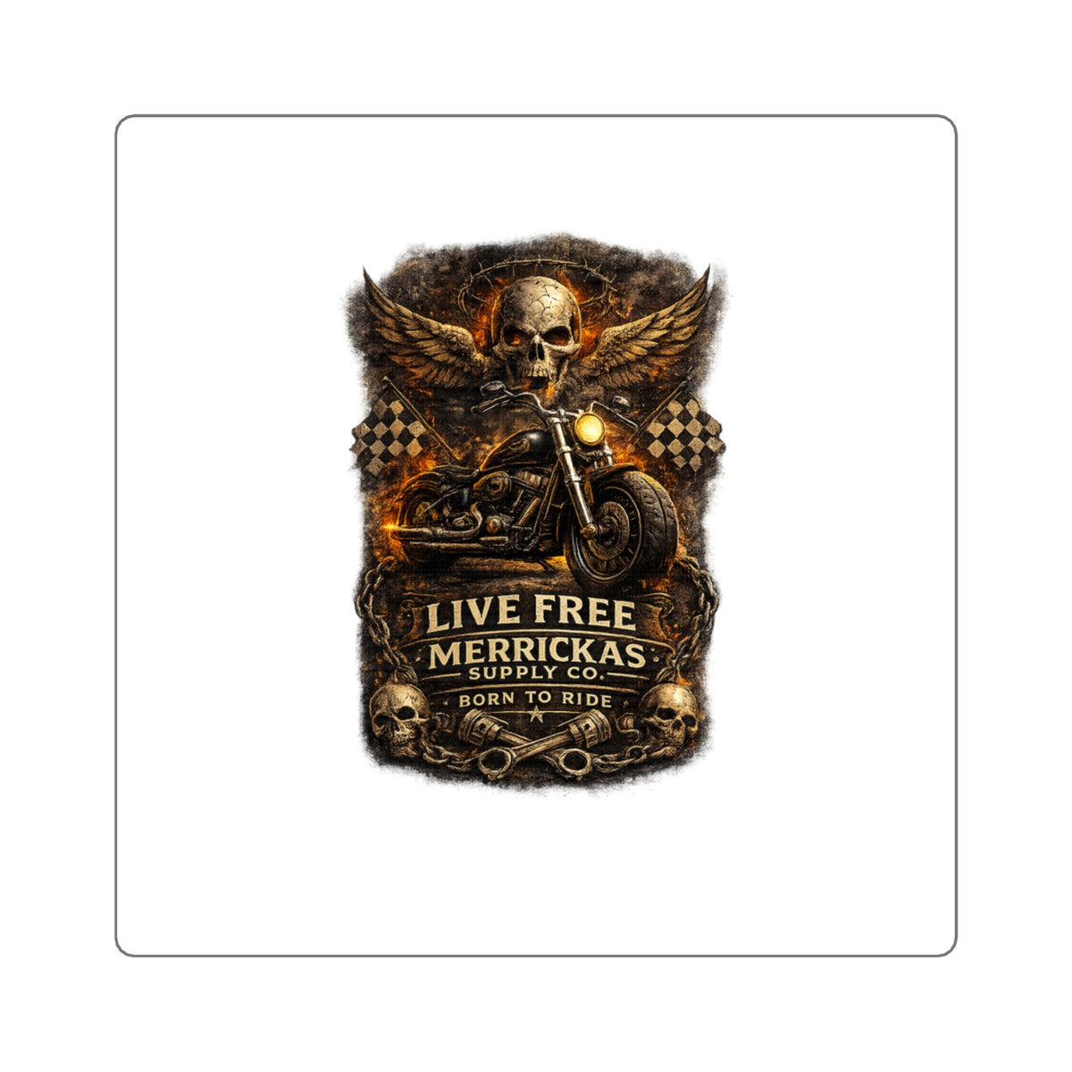 Two-Wheel Legacy 03 Sticker | Merrickas Supply CO