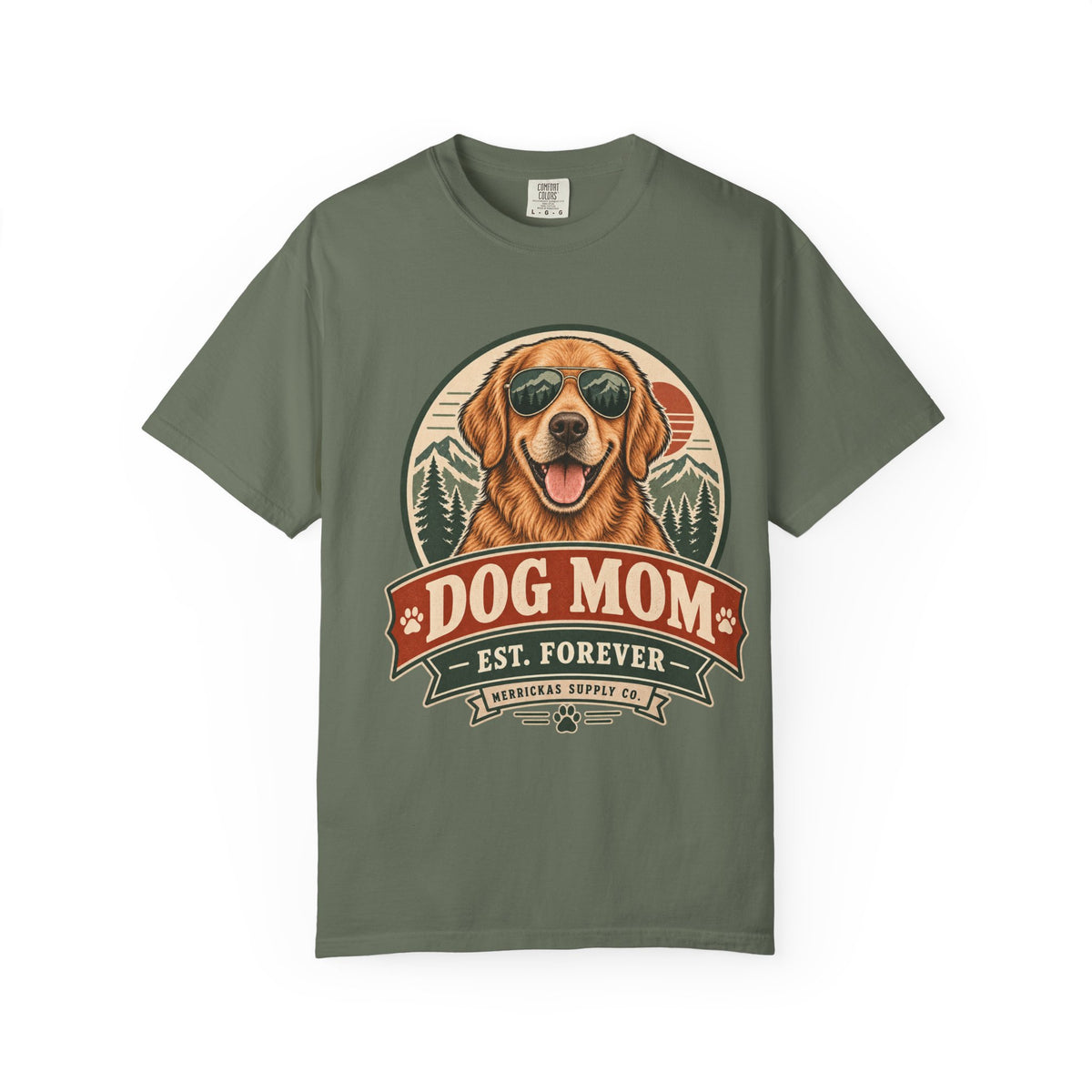 Dog Mom Est. Forever Garment-Dyed Tee