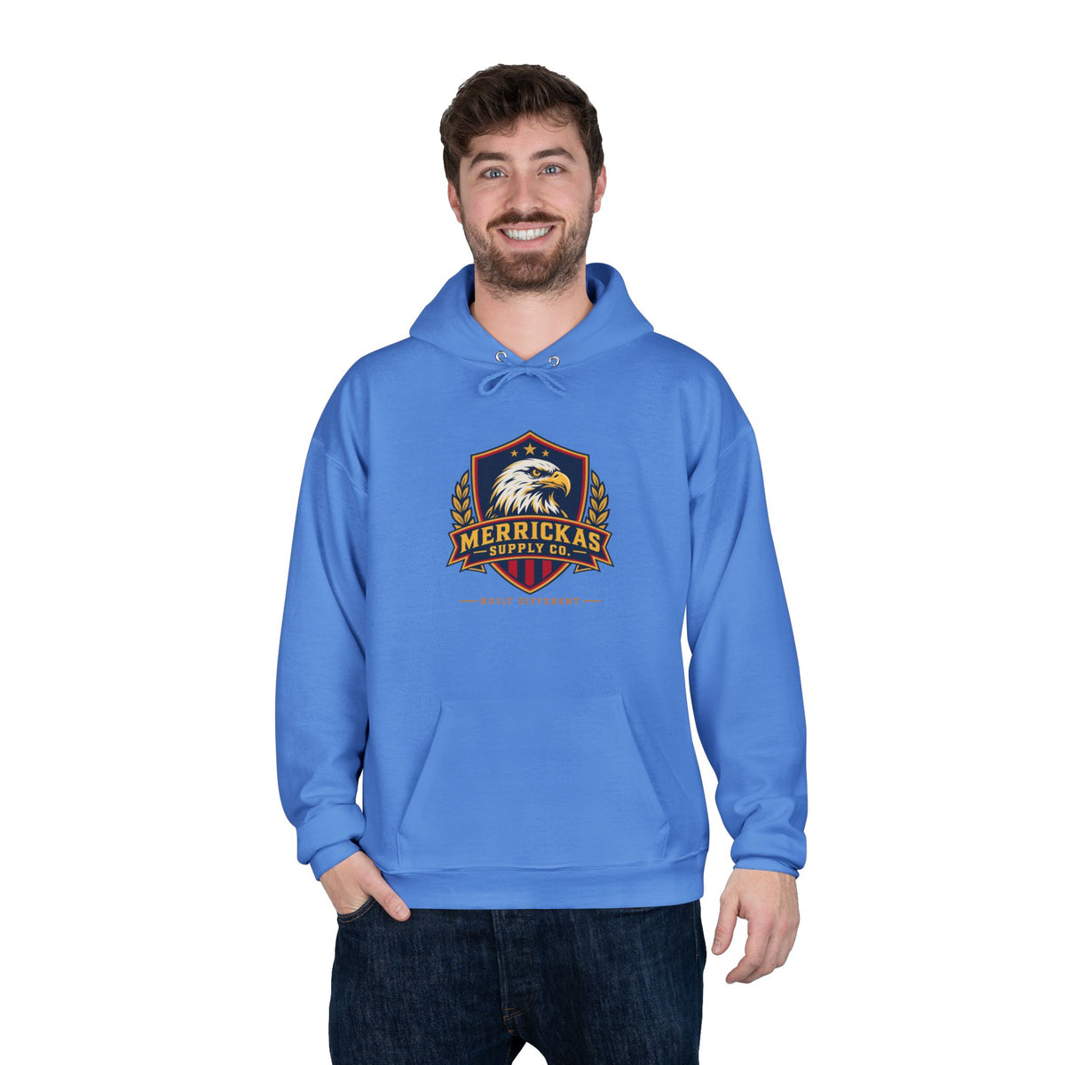 Merrickas Eagle Shield Crest Hoodie