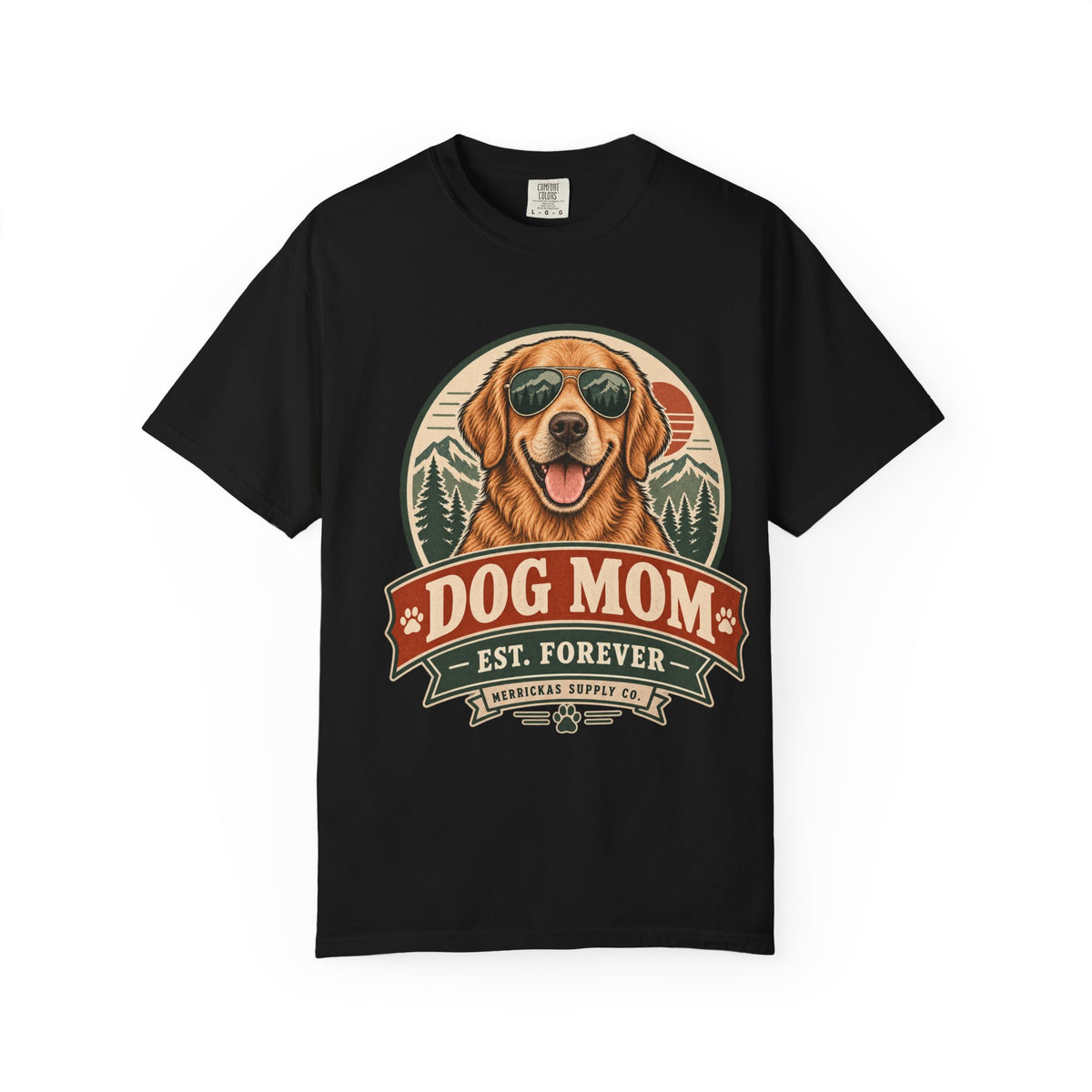 Dog Mom Est. Forever Garment-Dyed Tee