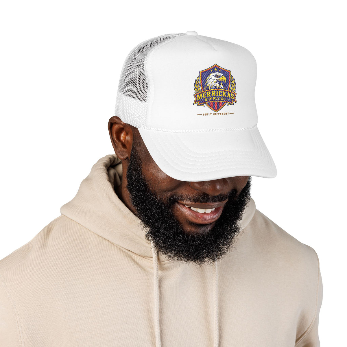 Merrickas Heritage Shield Foam Trucker Hat