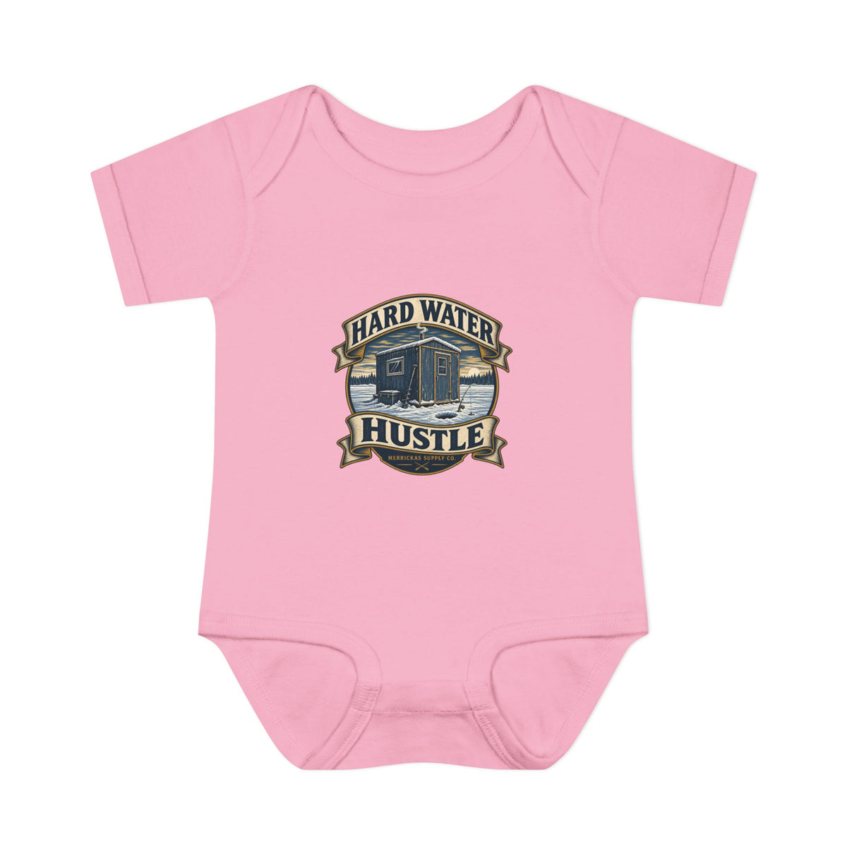 Hard Water Hustle Baby Onesie