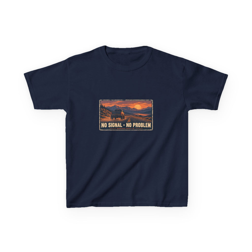 No Signal No Problem Kids Tee