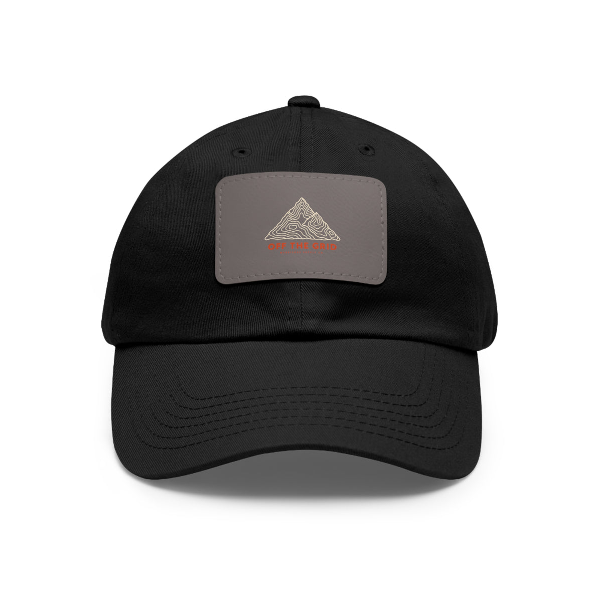 Off The Grid Leather Patch Dad Hat