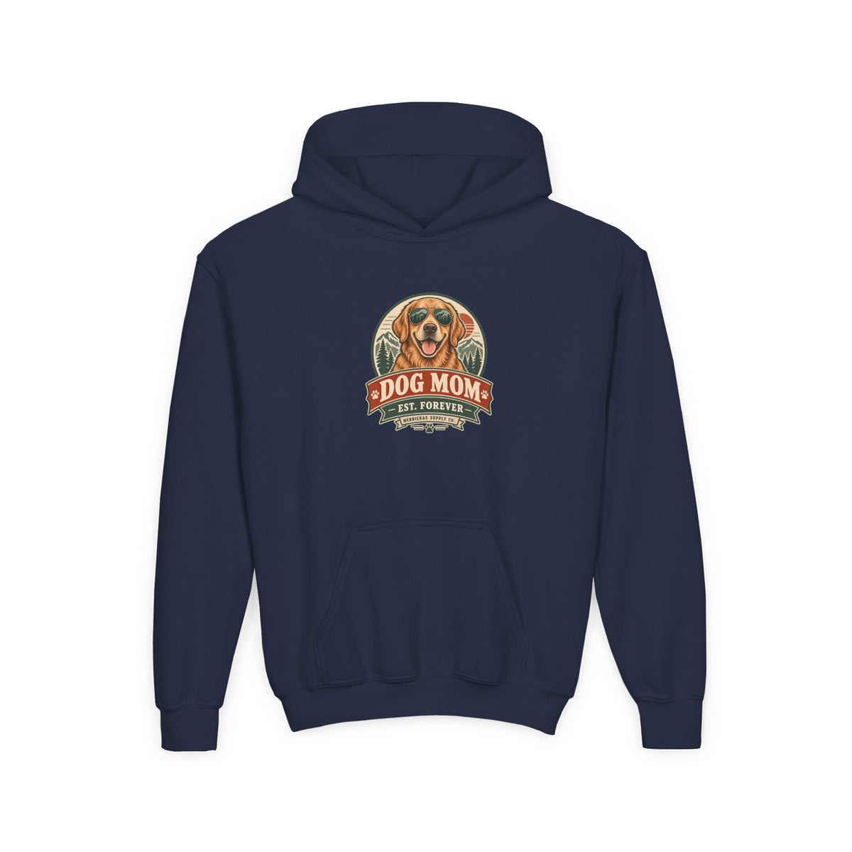 Dog Mom Est. Forever Youth Hoodie