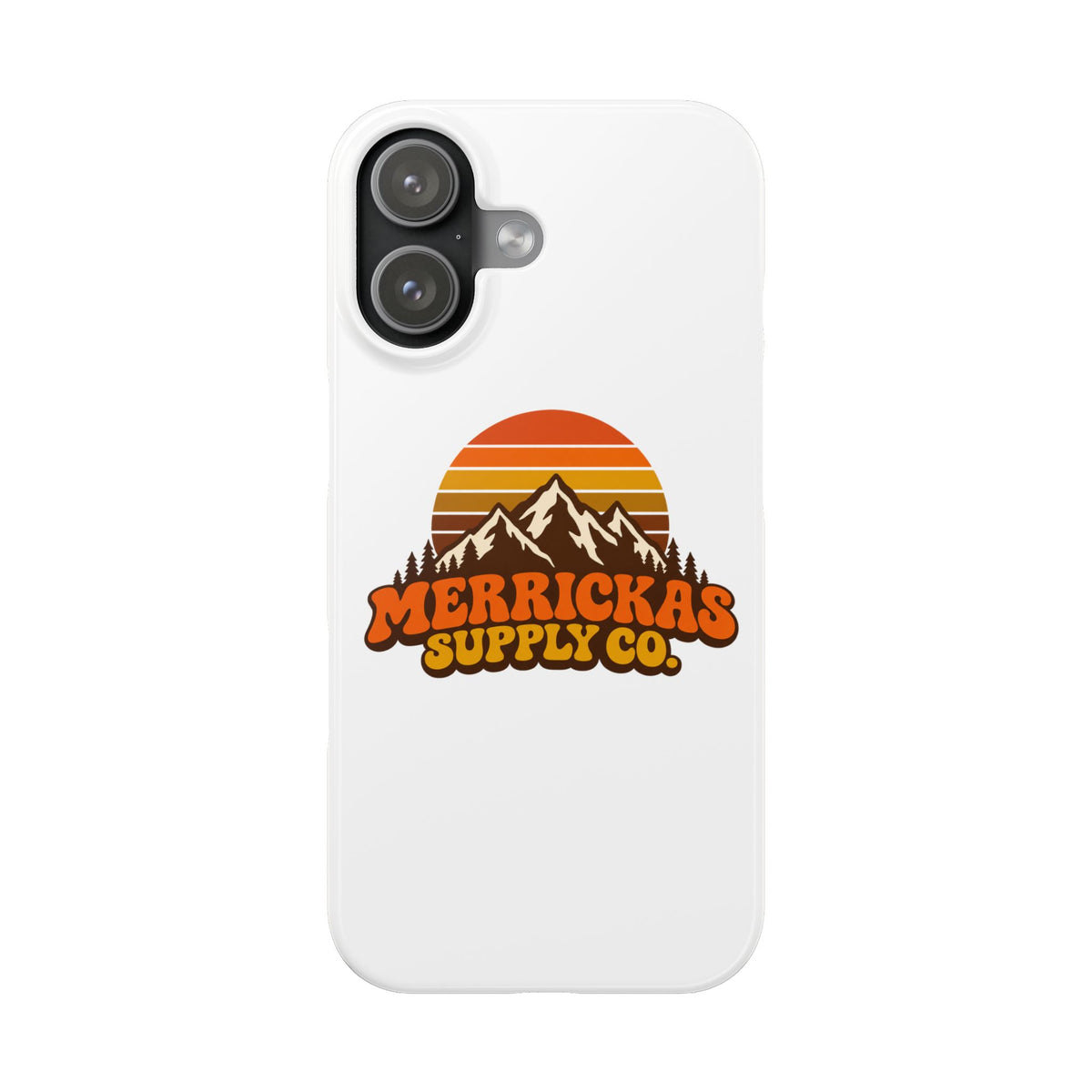 Merrickas Retro Sunset Mountain Phone Case