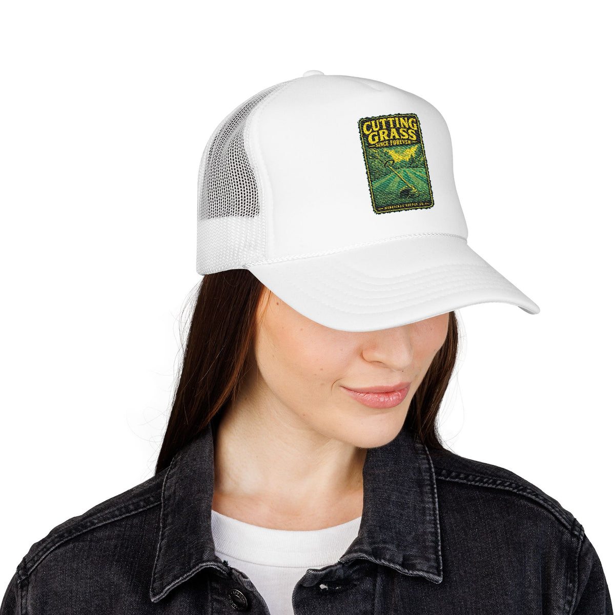 Cutting Grass Since Forever Foam Trucker Hat