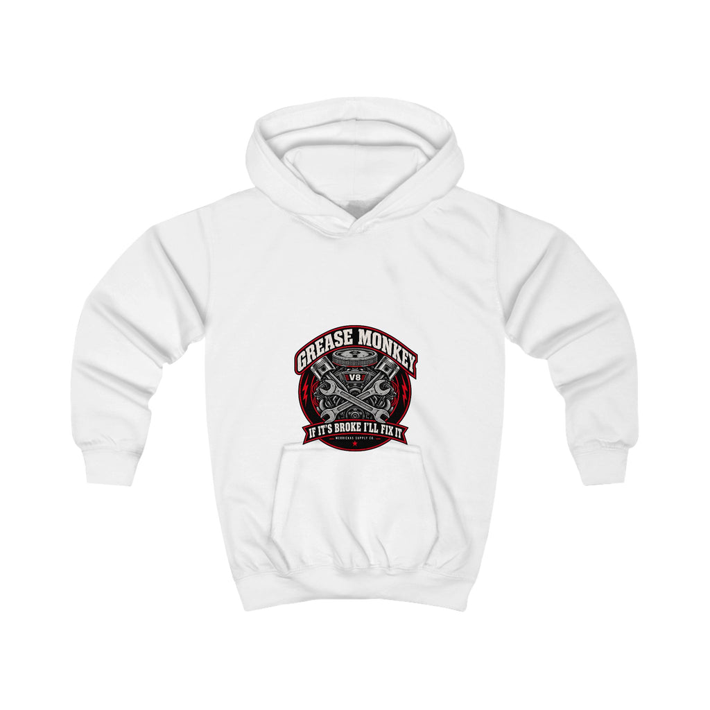 Grease Monkey Kids' Hoodie