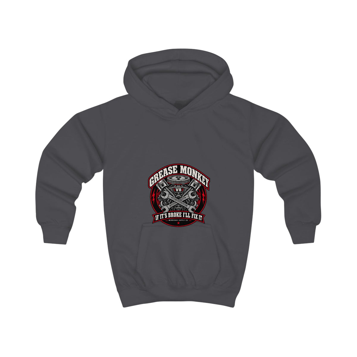 Grease Monkey Kids' Hoodie
