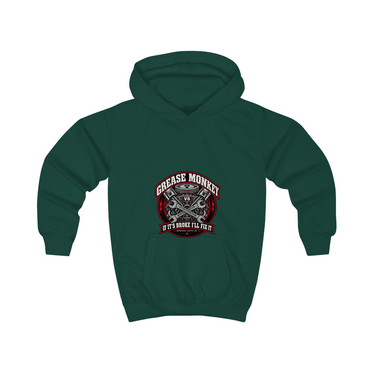 Grease Monkey Kids' Hoodie