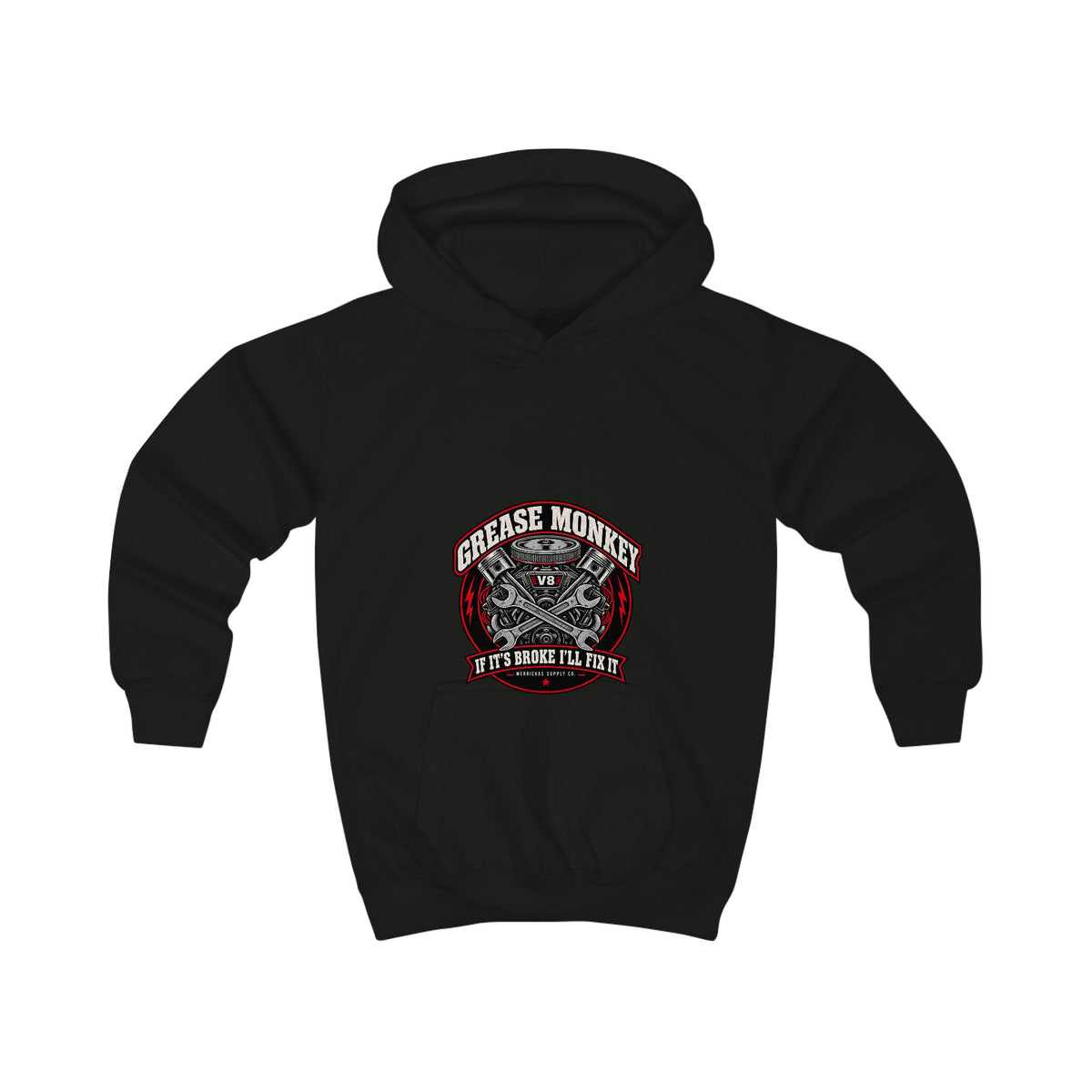 Grease Monkey Kids' Hoodie