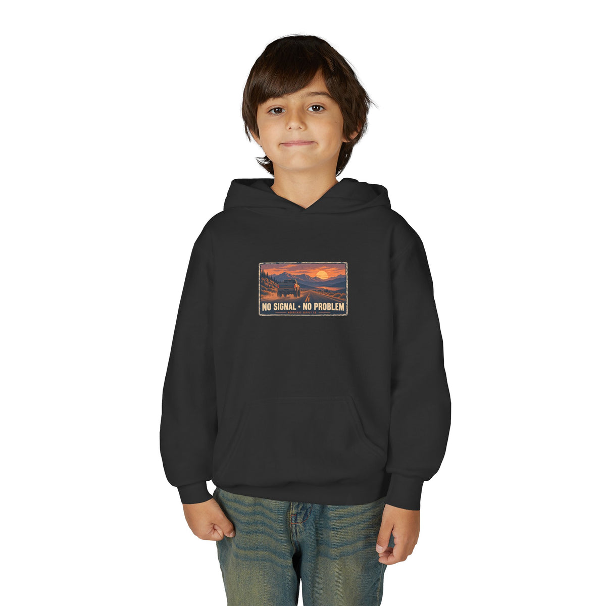 No Signal No Problem Youth Hoodie