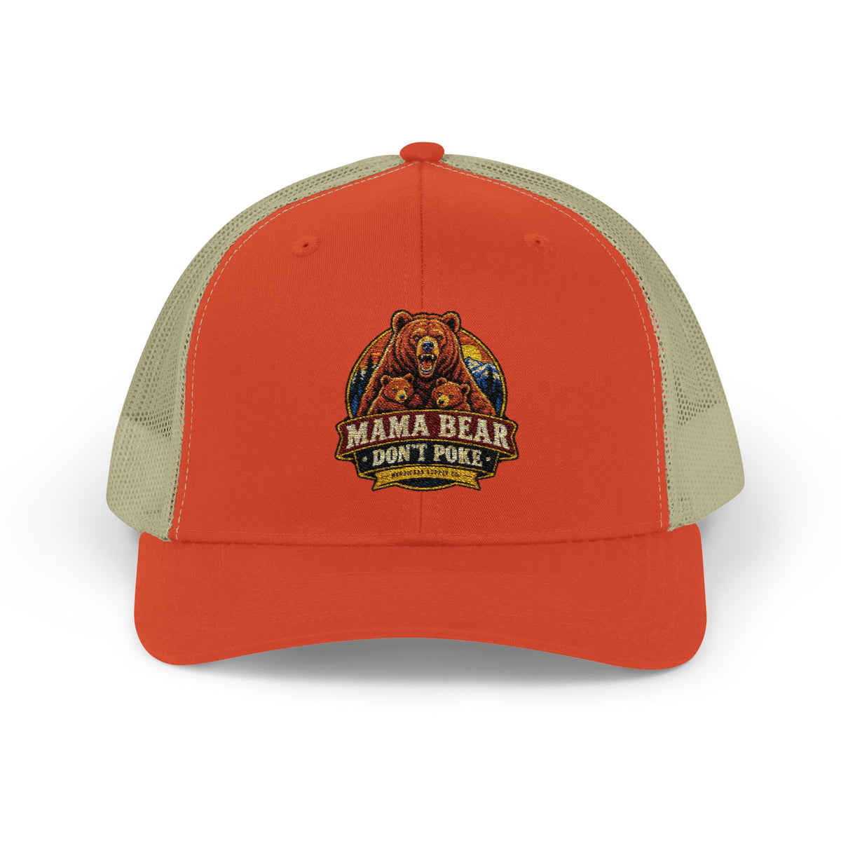 Mama Bear Don't Poke Snapback Trucker Hat