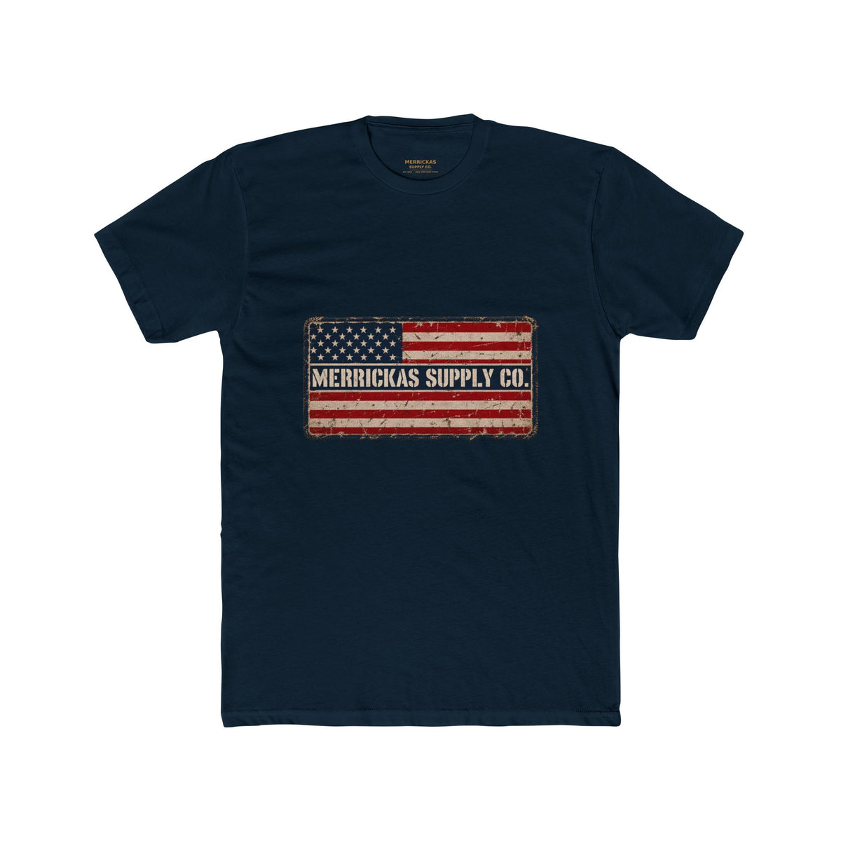 Merrickas American Flag Patch T-Shirt