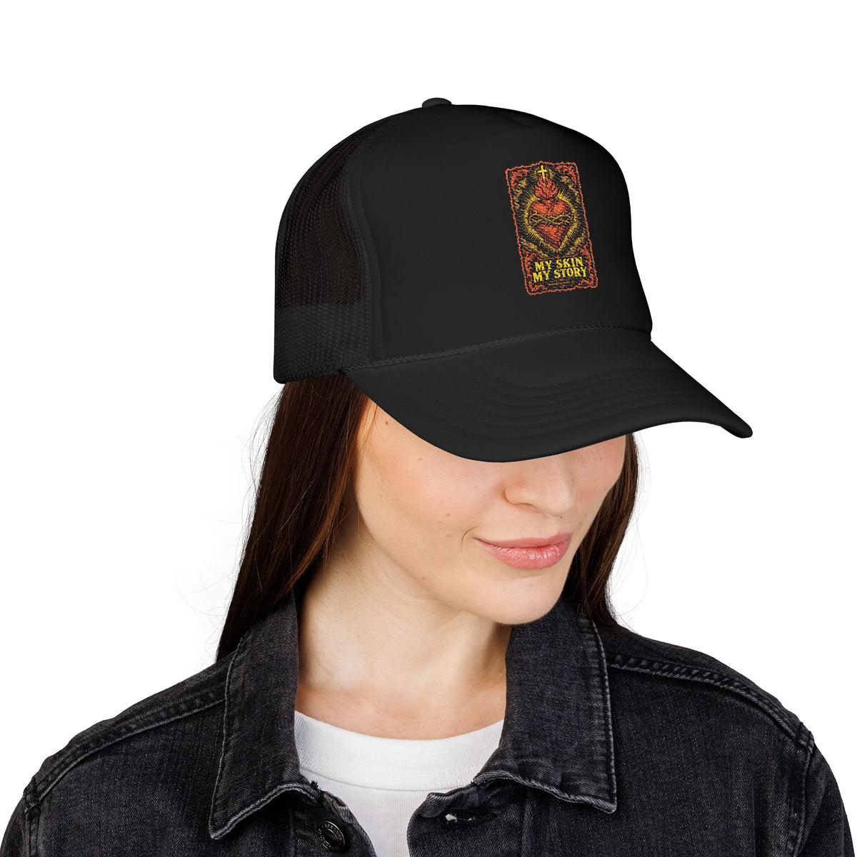 My Skin My Story Foam Trucker Hat