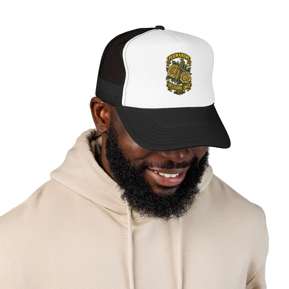 Permanent Decisions Only Foam Trucker Hat
