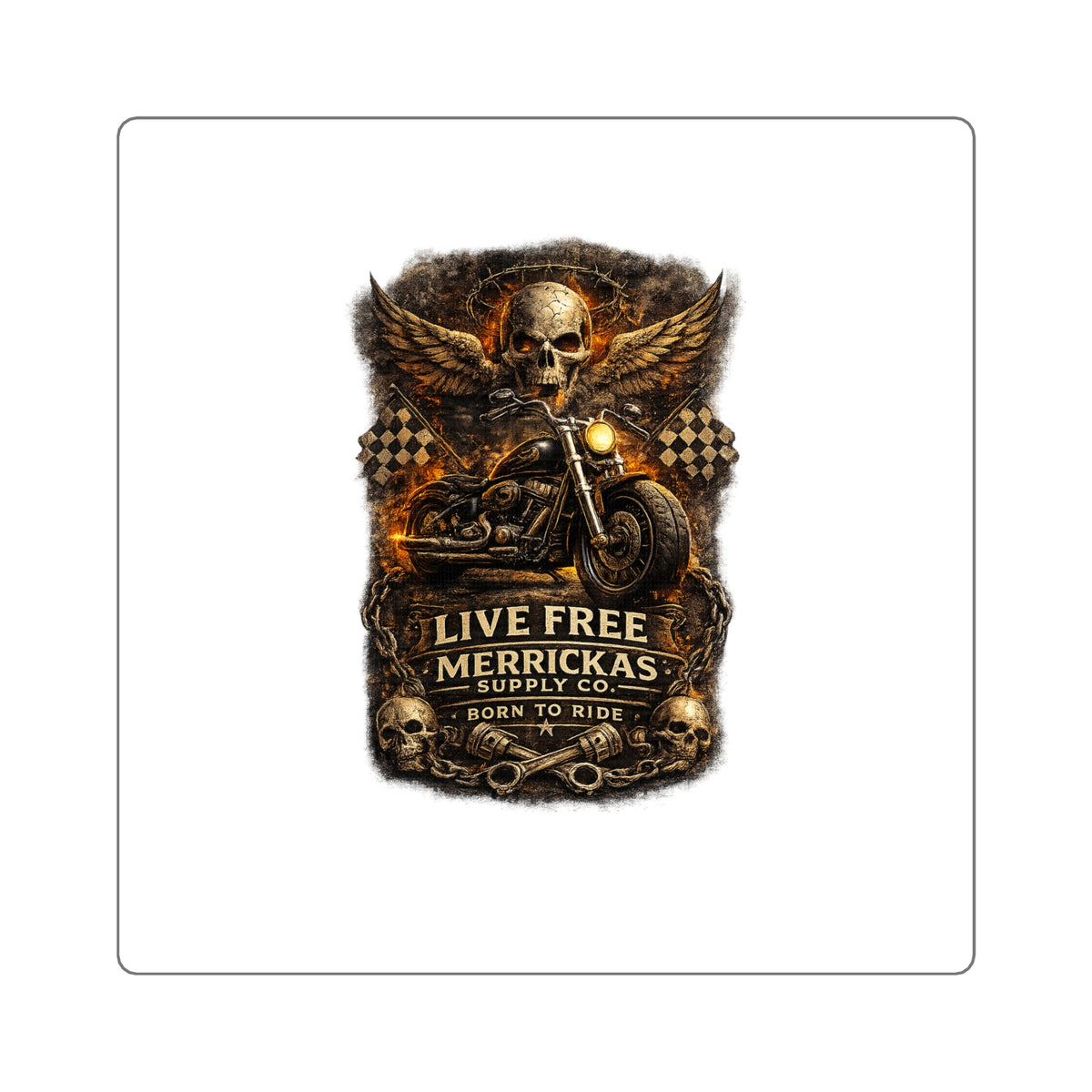 Two-Wheel Legacy 03 Sticker | Merrickas Supply CO