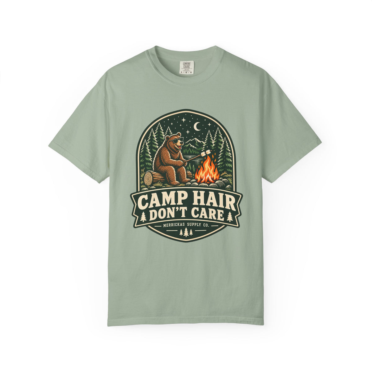 Camp Hair Don't Care Garment-Dyed Tee