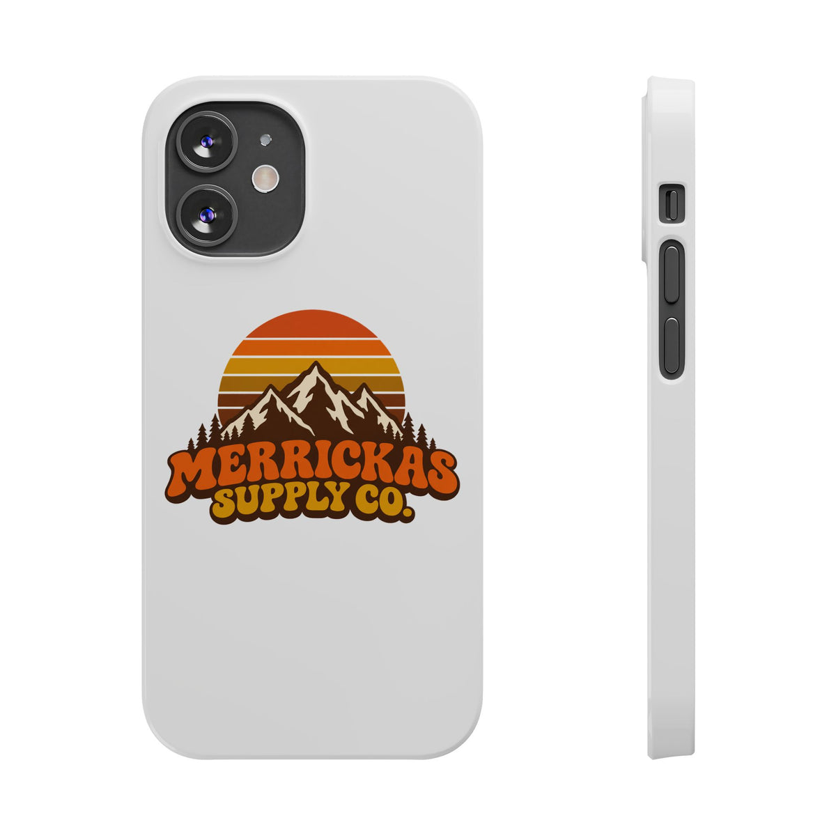 Merrickas Retro Sunset Mountain Phone Case