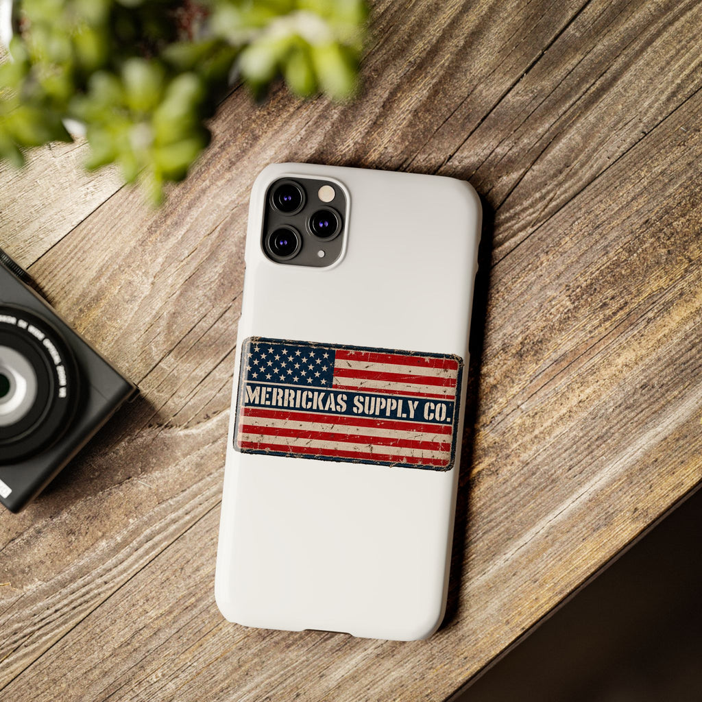 Merrickas American Flag Patch Phone Case