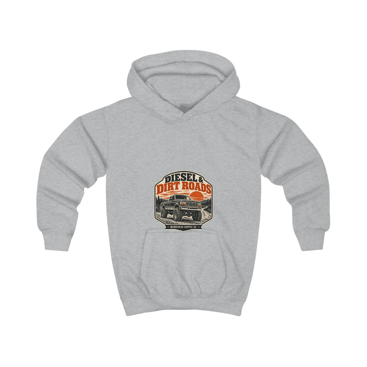 Diesel & Dirt Roads Kids' Hoodie