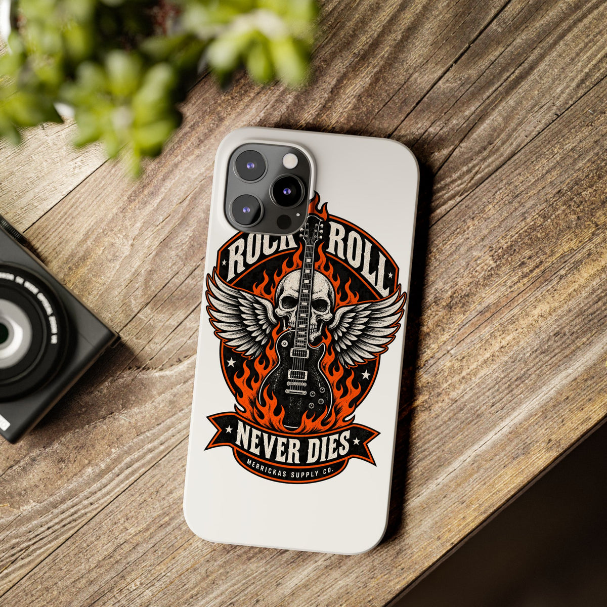Rock N Roll Never Dies Phone Case