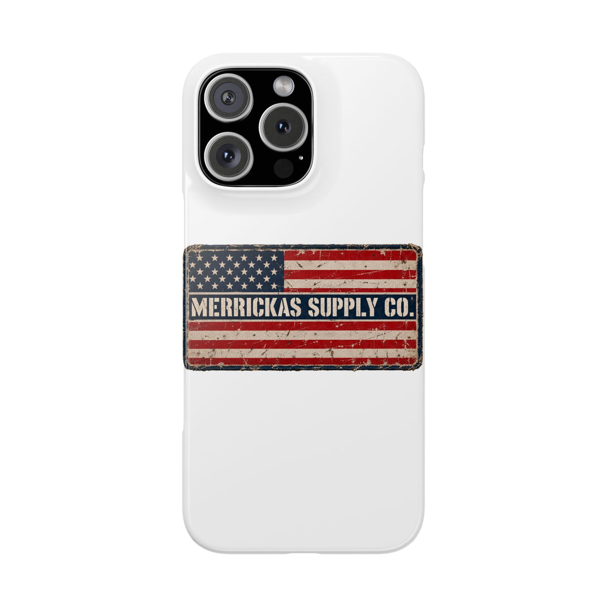 Merrickas American Flag Patch Phone Case