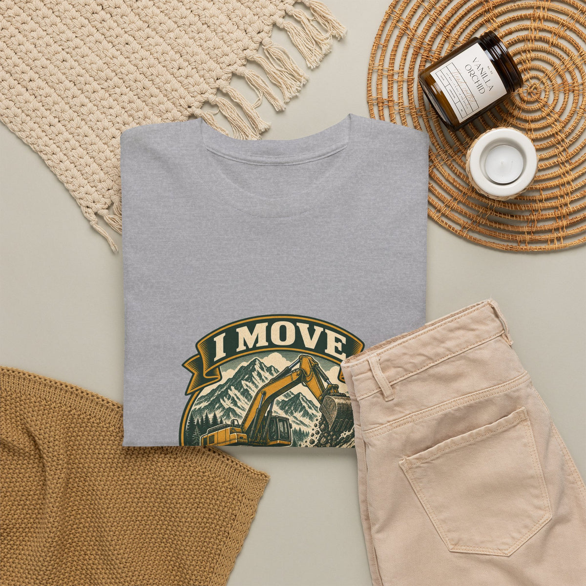I Move Mountains For A Living Classic Tee