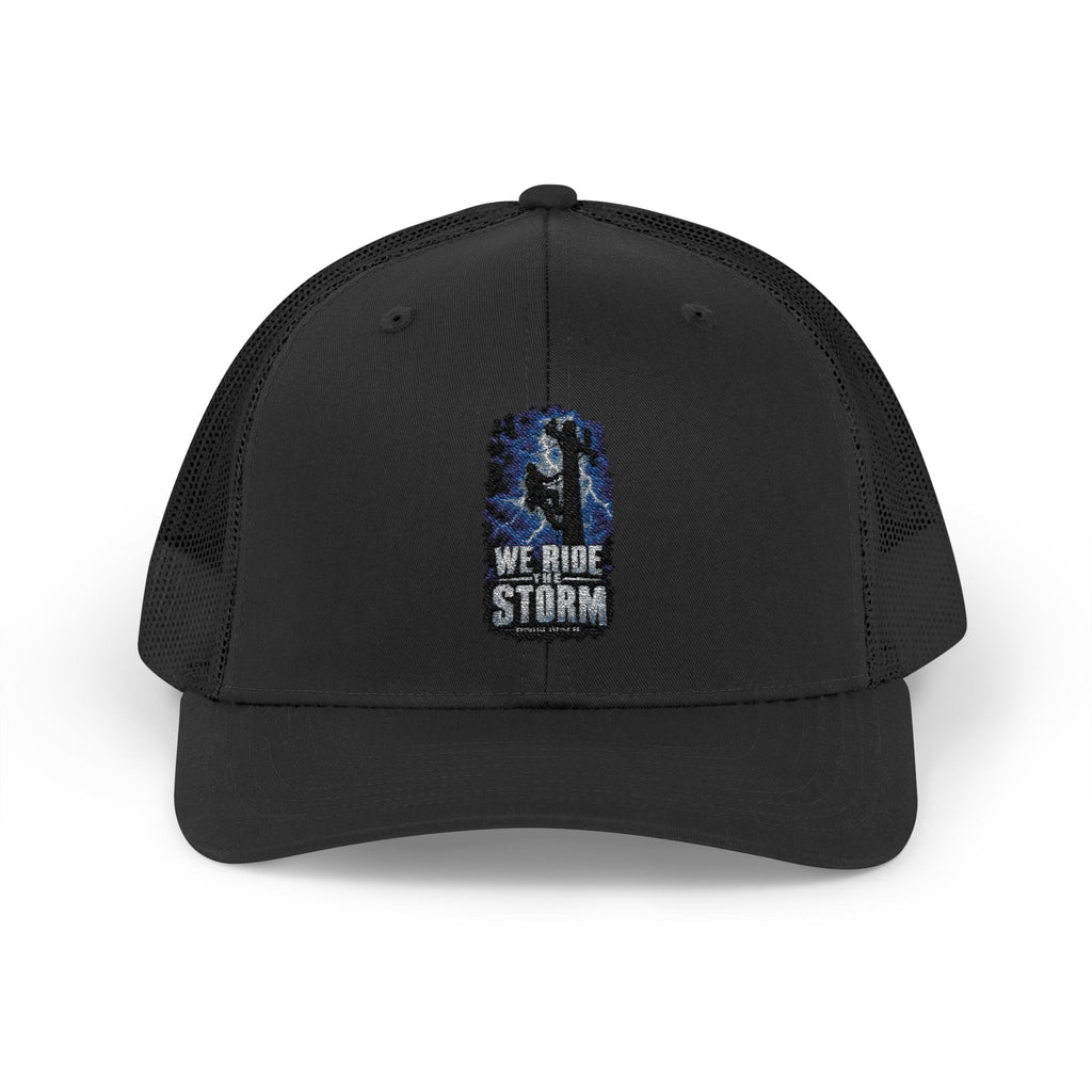 We Ride The Storm Snapback Trucker Cap