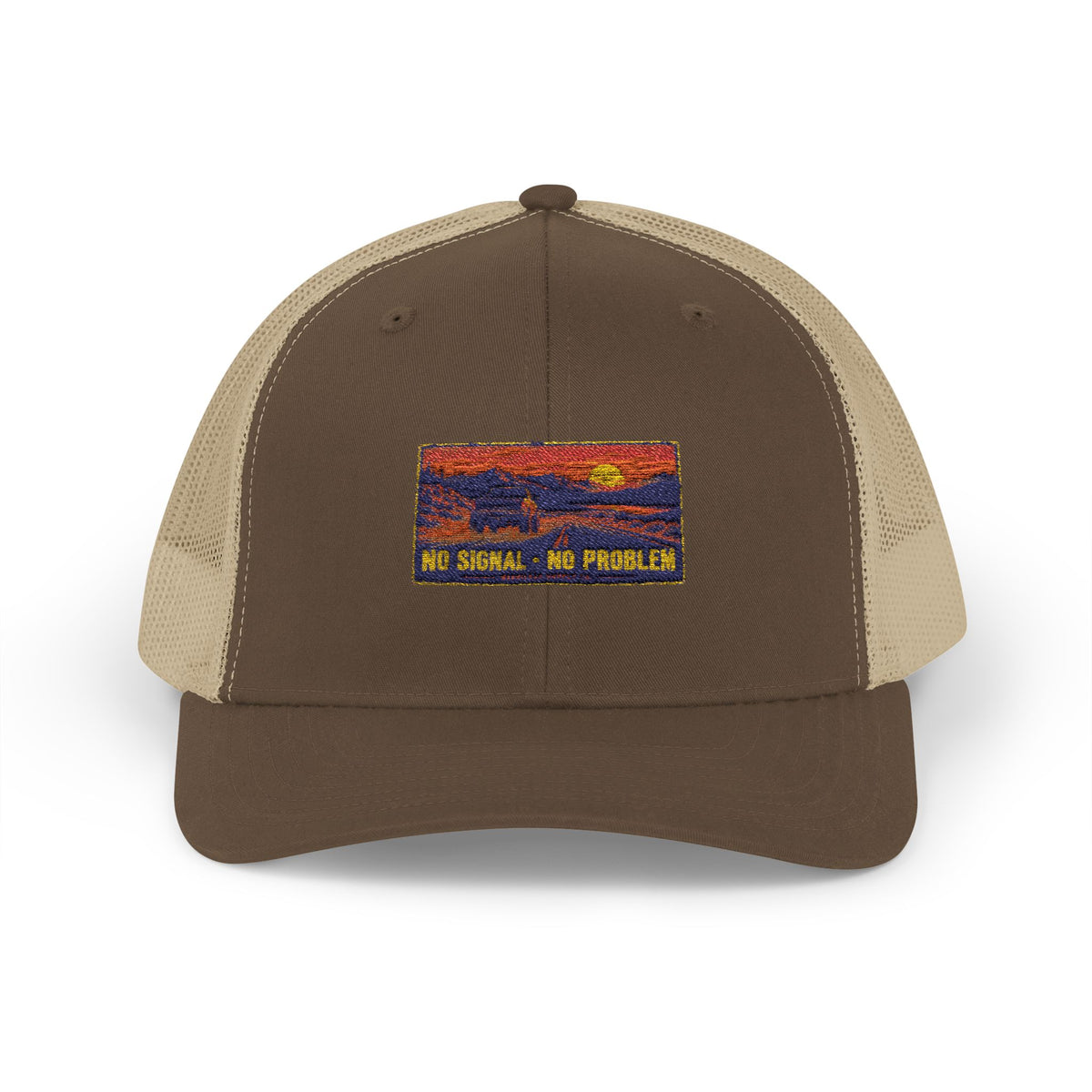 No Signal No Problem Snapback Trucker Cap