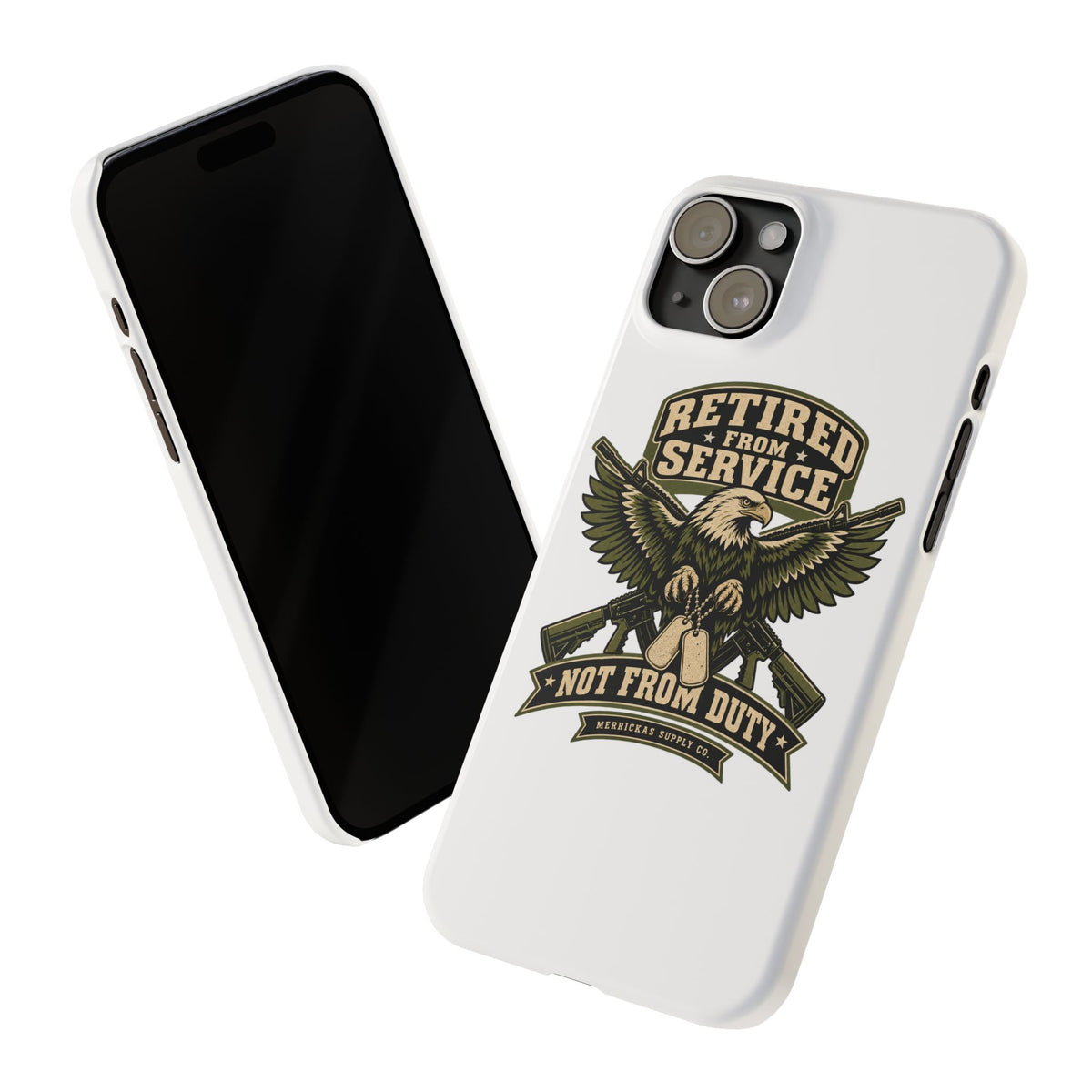 Retired From Service Not From Duty Phone Case