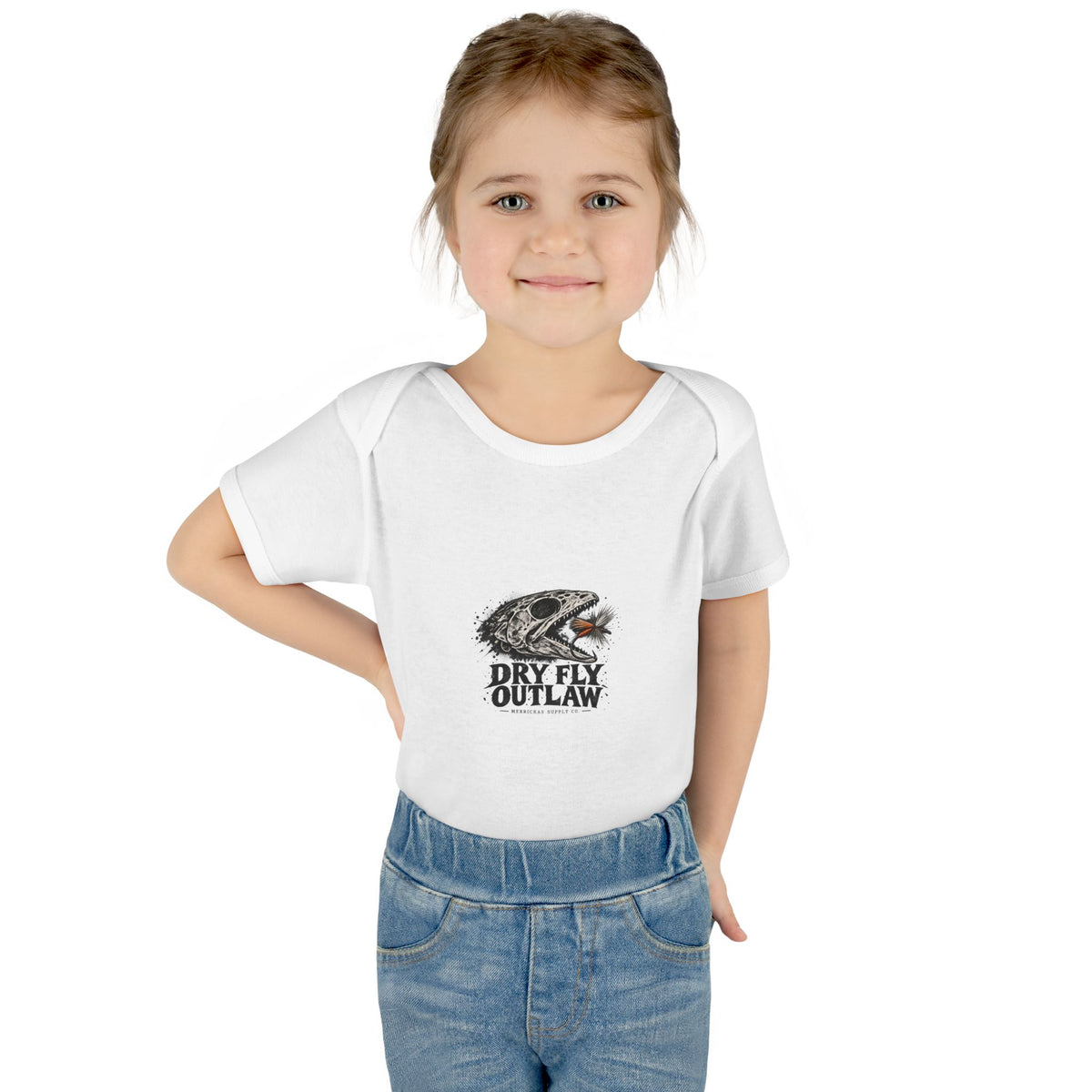 Dry Fly Outlaw Baby Onesie