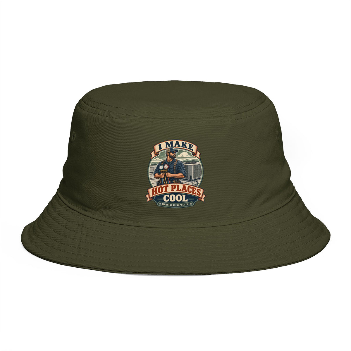 I Make Hot Places Cool Bucket Hat