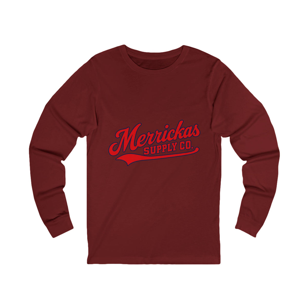 Merrickas Classic Script Long Sleeve Tee