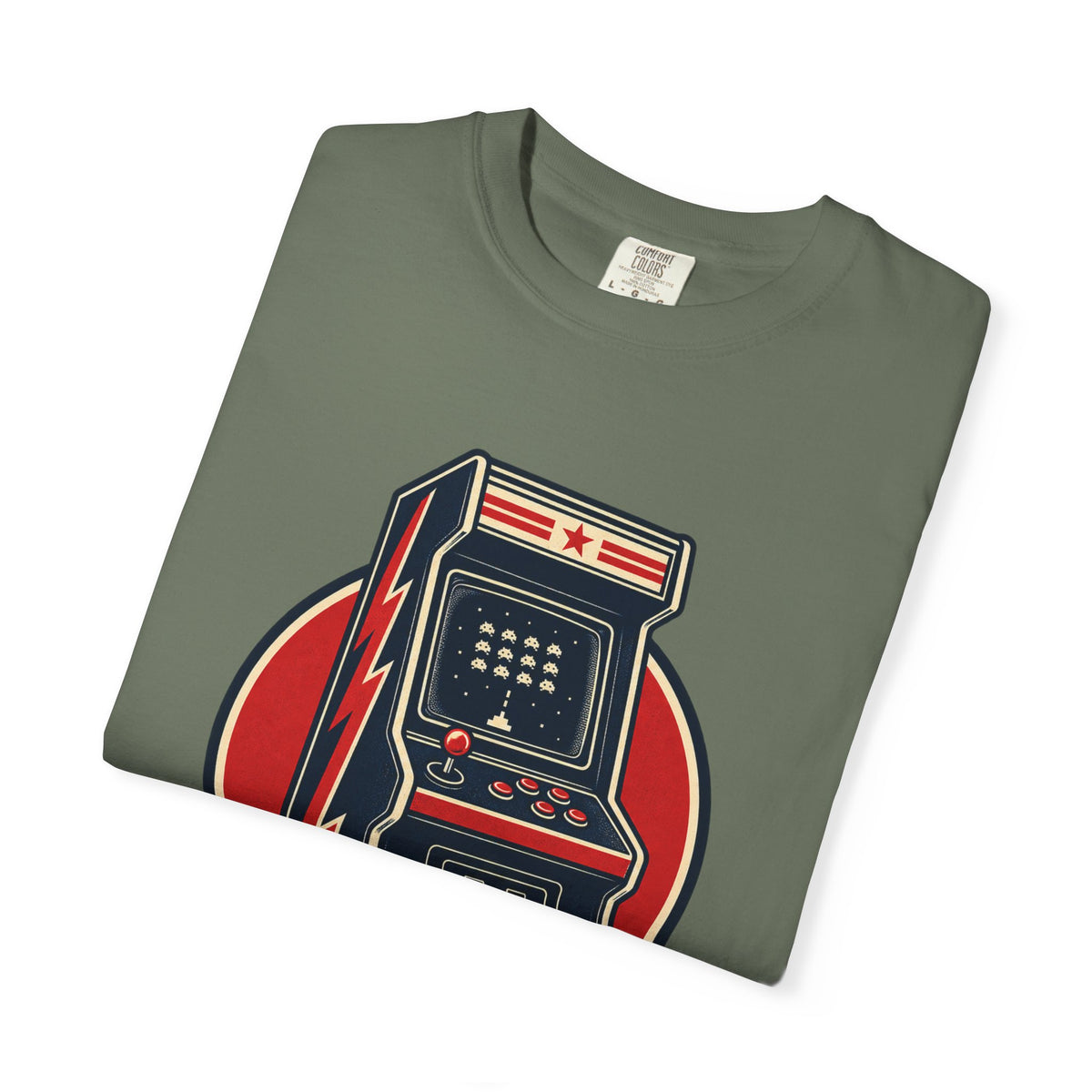 Level Up Game On Garment-Dyed Tee