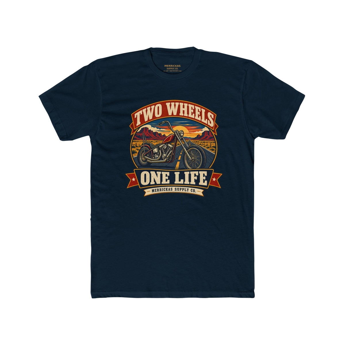 Two Wheels One Life Premium Tee