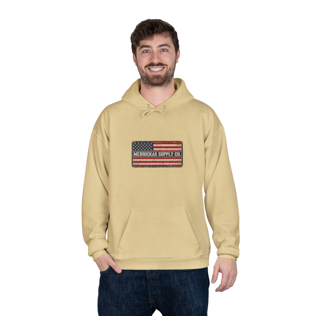 Merrickas American Flag Patch Hoodie
