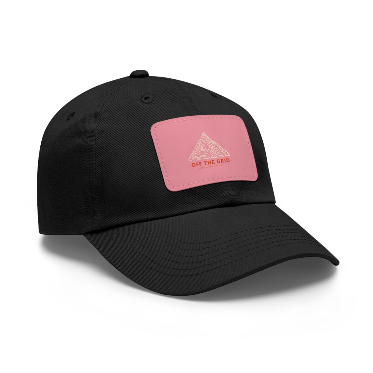 Off The Grid Leather Patch Dad Hat