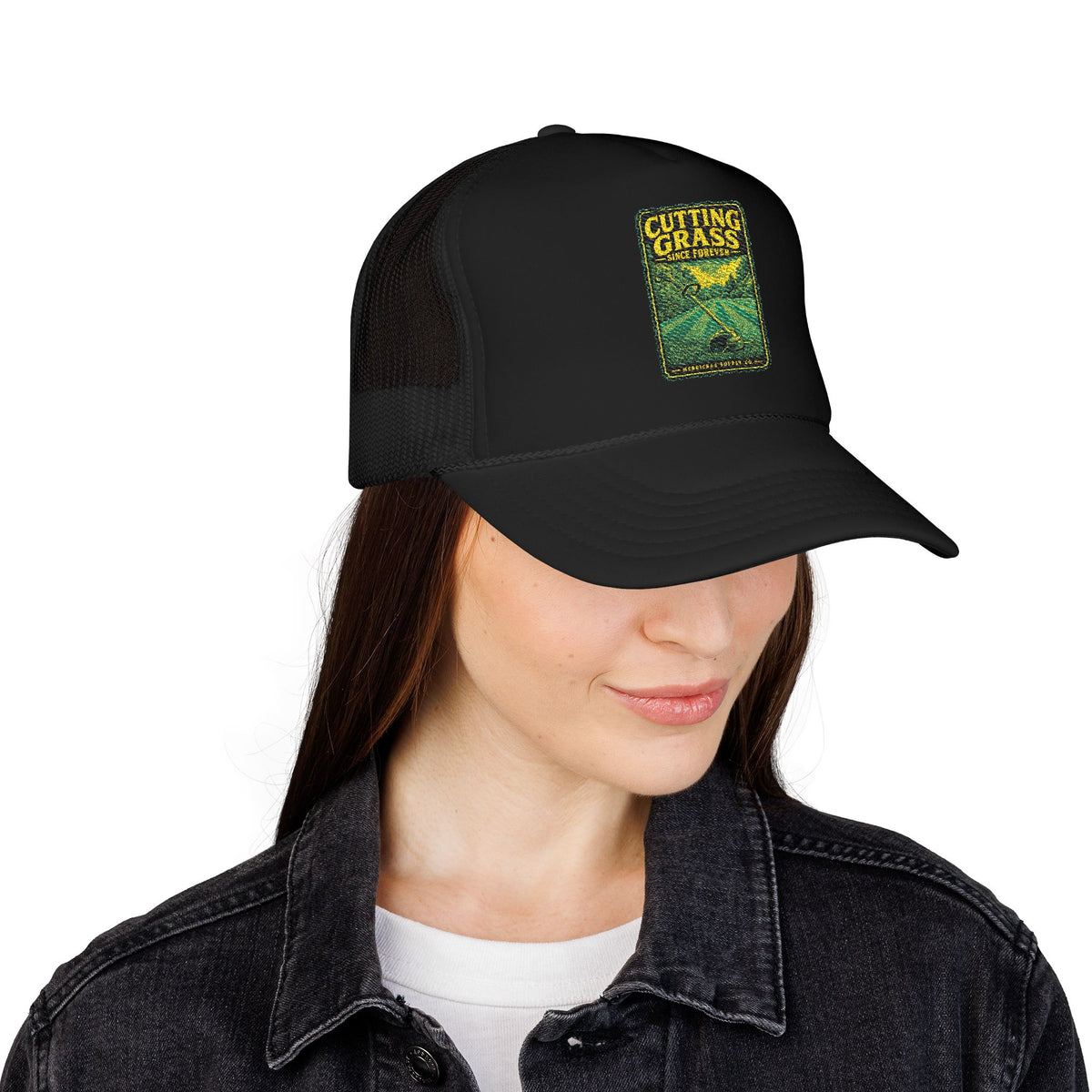 Cutting Grass Since Forever Foam Trucker Hat