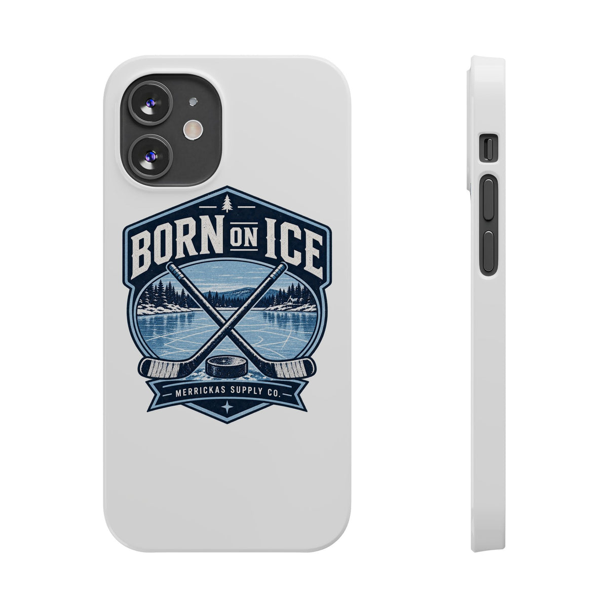 Born On Ice Phone Case